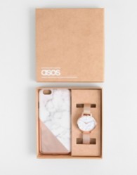ASOS Marble Phone Case and Mesh Watch Gift Set - £25.00